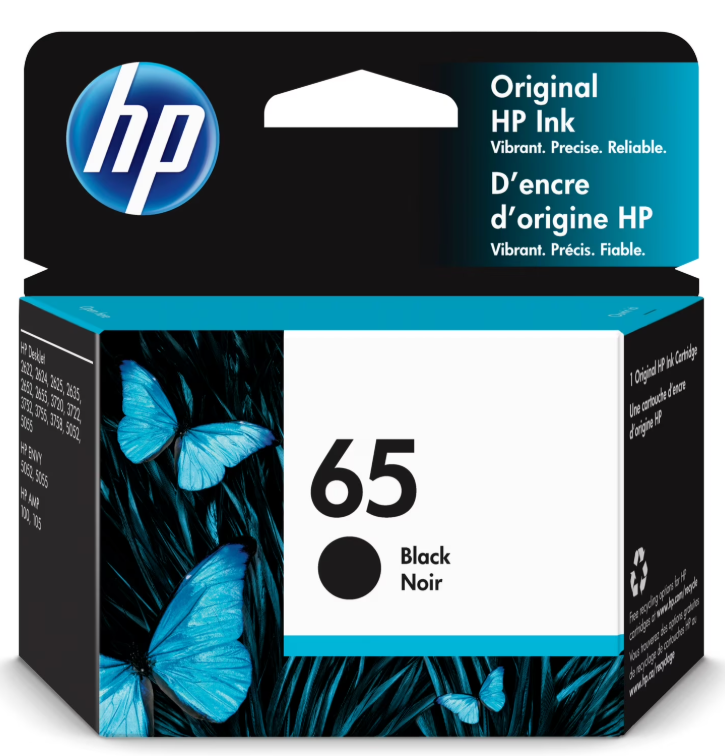 Cartucho HP  65 NEGRO